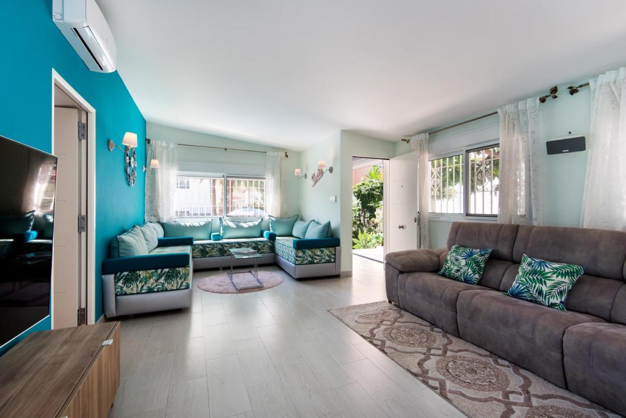 Villa Palm Beach Marina Benalmadena 3 Min Walking From The Sea Exterior foto