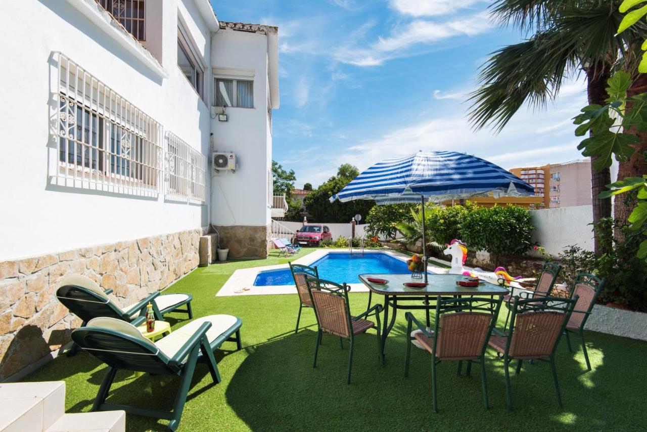 Villa Palm Beach Marina Benalmadena 3 Min Walking From The Sea Exterior foto